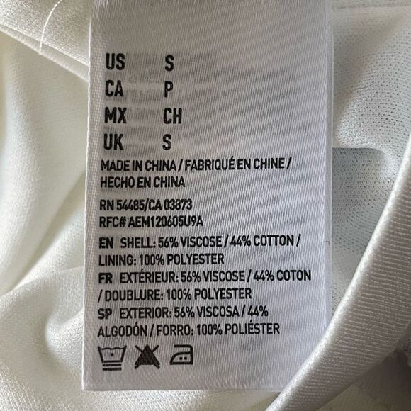 AMERICAN EAGLE OUTFITTERS Asymmetrical Midi Dress w/ Cute Back Design, Size S - Picture 4 of 8